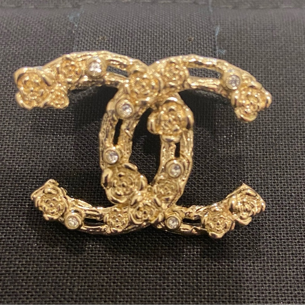 Chanel Floral Brooch